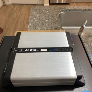 JL Audio JD500/1 JD Series mono subwoofer amplifier — 500 watts RMS x 1 at 2 ohm